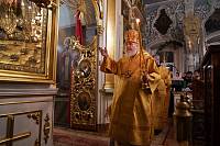 Архиерейское богослужение в Николо-Архангельском храме города Балашихи